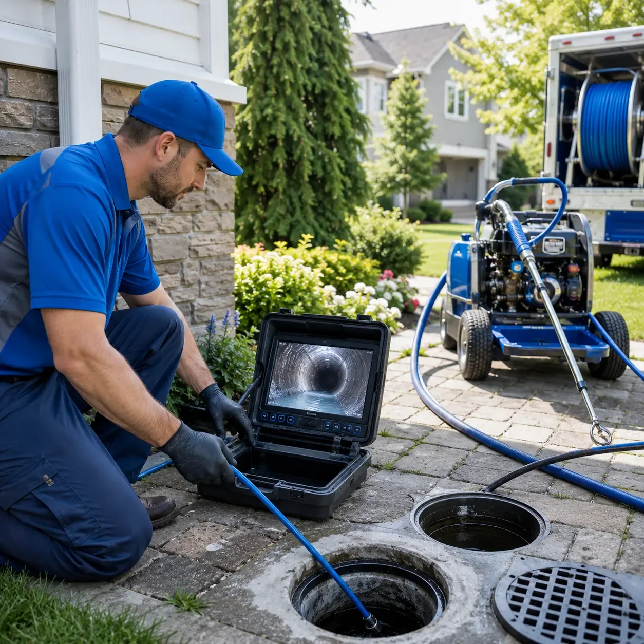 Outdoor drain cleaning professionals serving Sheldon Springs, VT